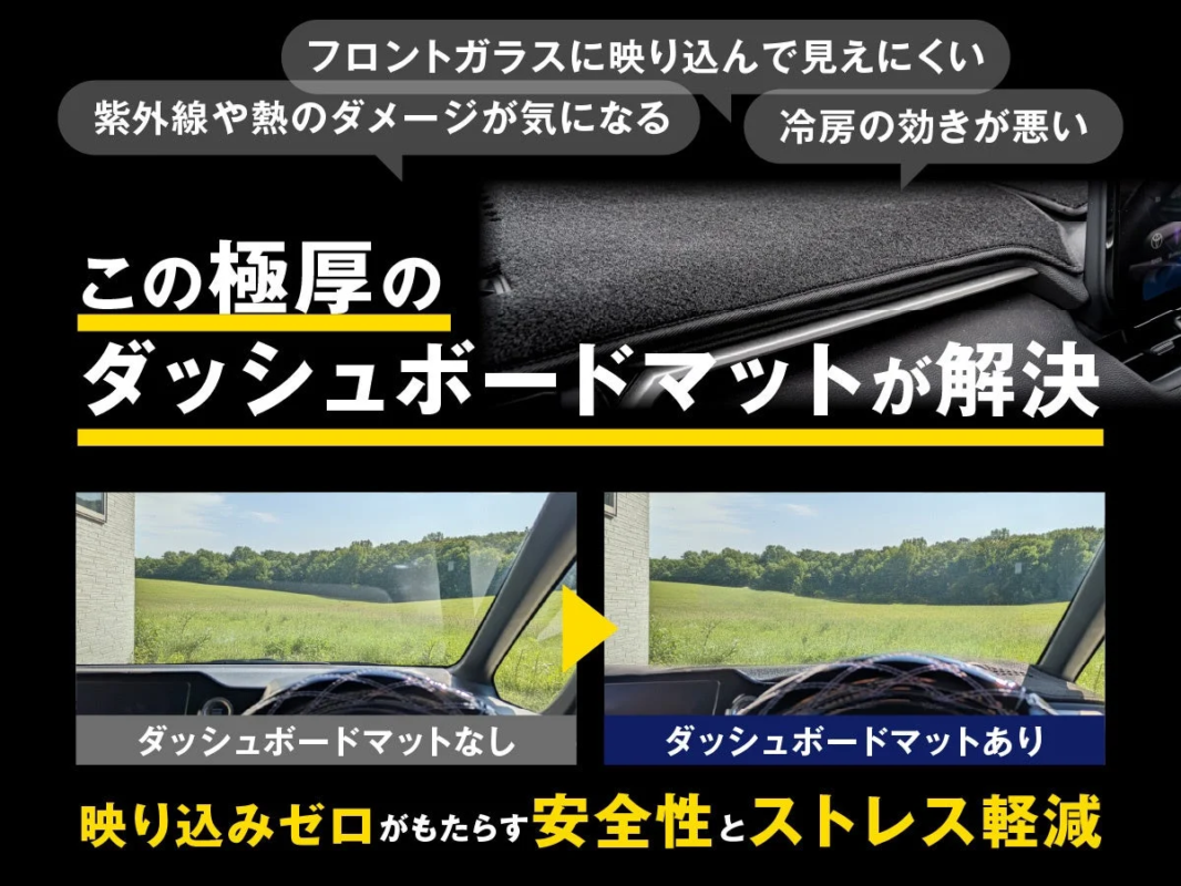 映り込みゼロがもたらす安全性とストレス軽減